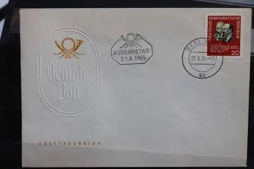 DDR; 1965, OSS-Ministerkonferenz  MiNr. 1120, FDC