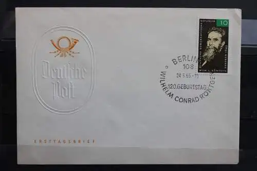 DDR; 1965, Wilhelm Röntgen  MiNr. 1096, FDC