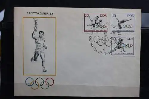 DDR; 1964, Olympische Sommerspiele Tokio  MiNr. 1033-38, FDC