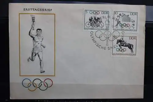 DDR; 1964, Olympische Sommerspiele Tokio  MiNr. 1033-38, FDC