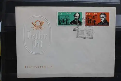 DDR; 1963, Berühmte Deutsche  MiNr. 952-55, FDC