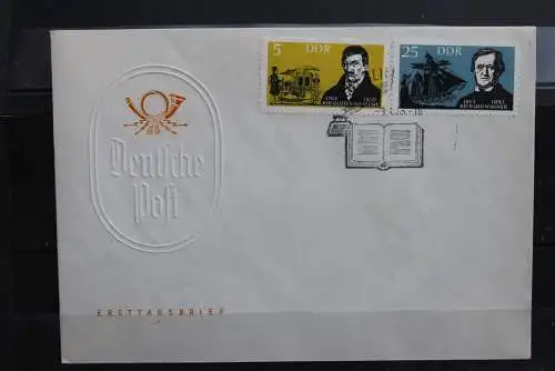 DDR; 1963, Berühmte Deutsche  MiNr. 952-55, FDC