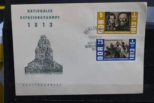 DDR; 1963, Nationaler Befreiungskampf,  MiNr. 988-92; FDC