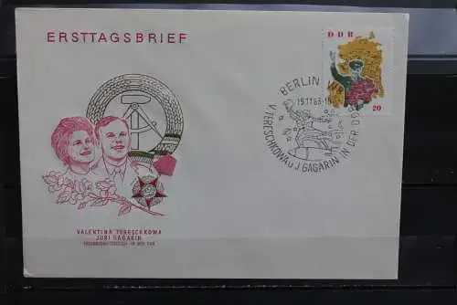 DDR; 1963, Kosmonauten,  MiNr. 993-96; FDC