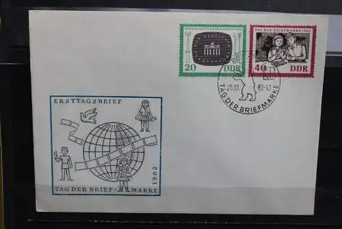 DDR; 1962, Tag der Briefmarke MiNr. 923-24, FDC
