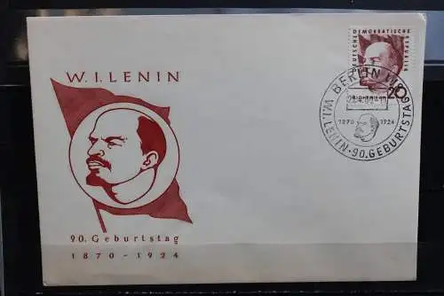 DDR 1960, Lenin, MiNr. 762, FDC