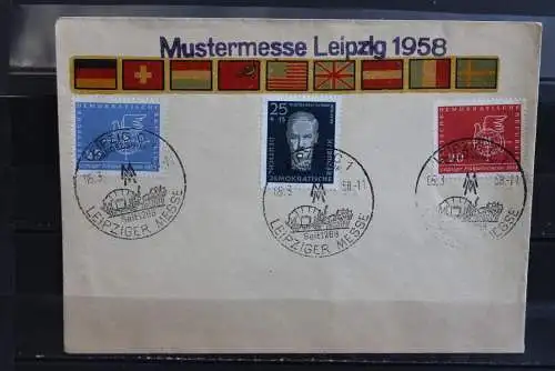 DDR; 1958, Leipziger Frühjahrsmesse 1958  MiNr. 618-19