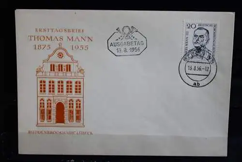 DDR; 1956, Thomas Mann, MiNr. 534; FDC