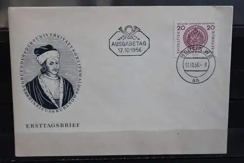 DDR; 1956, Universität Greifswald, MiNr. 543; FDC