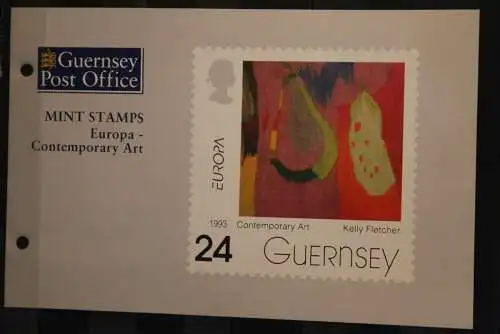 Guernsey 1993, Europa - CEPT Präsentationspack