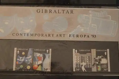 Gibraltar Europa - CEPT 1993, Präsentationspack, MNH