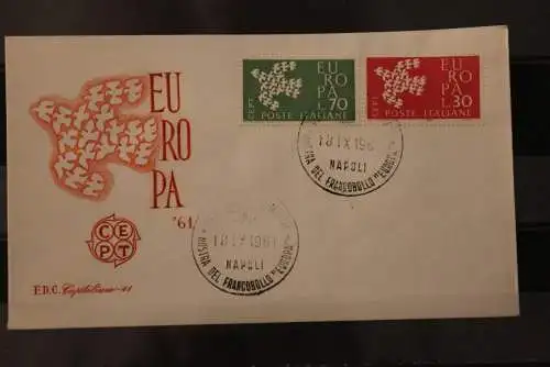 Italien Europa - CEPT 1961, MiNr. 1113-14, FDC