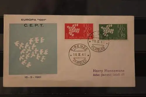 Italien Europa - CEPT 1961, MiNr. 1113-14, FDC