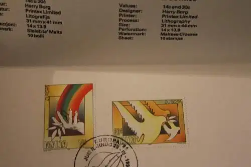 Malta Europa - CEPT 1995, Präsentationspack, ESST