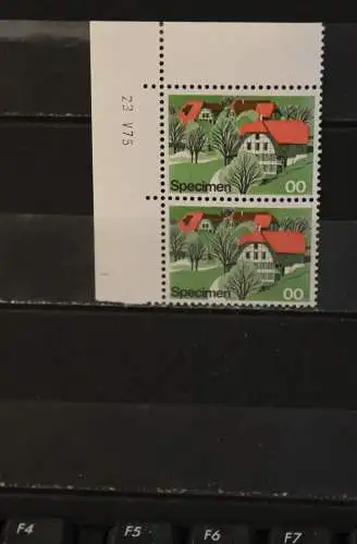 Schweiz; Specimen, Probedruck, Muster, Essay, Versuchsdruck, Druckprobe, 1975, MNH, bitte lesen