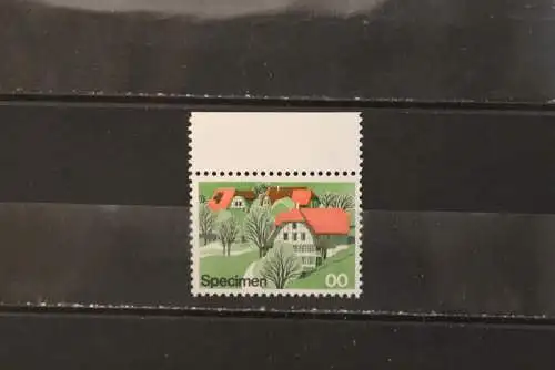 Schweiz; Specimen, Probedruck, Muster, Essay, Versuchsdruck, Druckprobe, 1975, MNH, bitte lesen