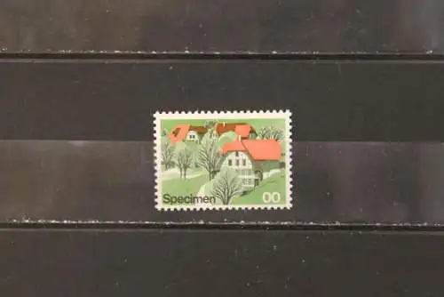 Schweiz; Specimen, Probedruck, Muster, Essay, Versuchsdruck, Druckprobe, 1975, MNH, bitte lesen