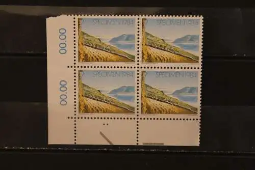 Schweiz; Specimen, Probedruck, Muster, Essay, Versuchsdruck, Druckprobe, 1985, MNH, bitte lesen