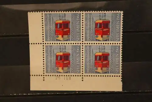 Schweiz; Specimen, Probedruck, Muster, Essay, Versuchsdruck, Druckprobe, 1968, MNH, bitte lesen