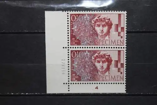 Schweiz; Specimen, Probedruck, Muster, Essay, Versuchsdruck, Druckprobe, 1964, MNH, bitte lesen