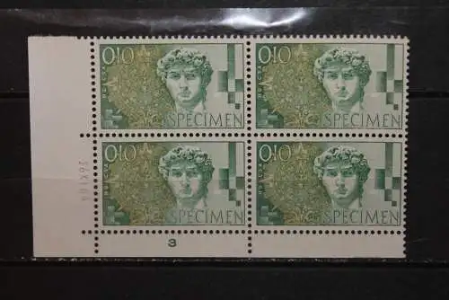 Schweiz; Specimen, Probedruck, Muster, Essay, Versuchsdruck, Druckprobe, 1964, MNH, bitte lesen