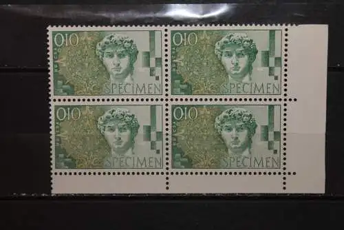 Schweiz; Specimen, Probedruck, Muster, Essay, Versuchsdruck, Druckprobe, 1964, MNH, bitte lesen