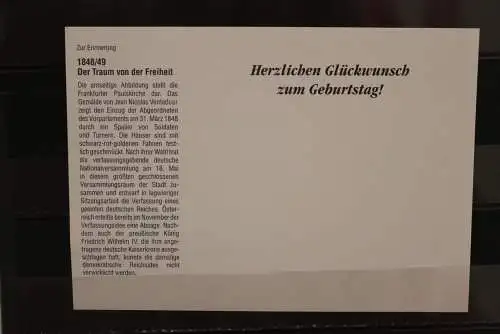 Deutschland, Ganzsache: Tag der Briefmarke, Glückwunschkarte Nr. 7; Wertstempel 100 Pf. Frauen, 1999