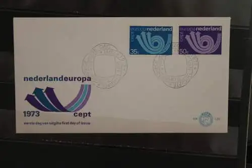 Niederlande, Europa - Cept 1973, FDC, MiNr. 1011-12