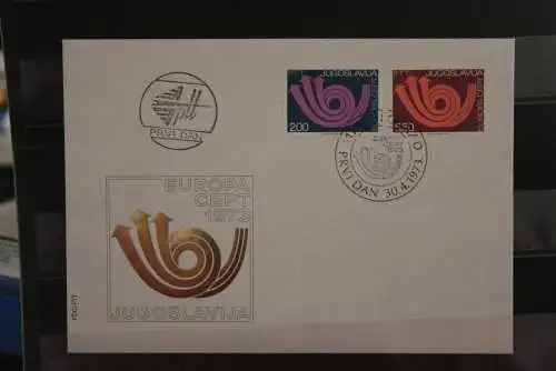 Jugoslawien, Europa - Cept 1973, FDC, MiNr. 1507-08