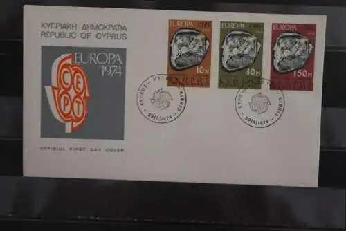 Zypern, Europa - Cept 1974, FDC, MiNr. 409-11