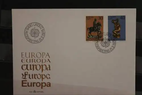 Liechtenstein, Europa - Cept 1974, FDC, MiNr. 600-01