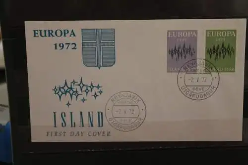 Island, Europa - CEPT 1972, FDC, MiNr. 461-62