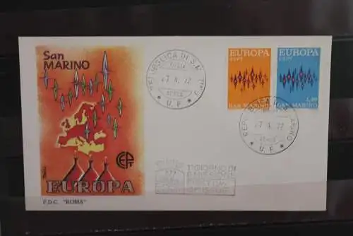 San Marino, Europa - CEPT 1972, FDC, MiNr. 997-98