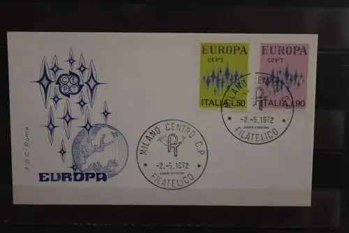 Italien, Europa - CEPT 1972, FDC, MiNr. 1364-65