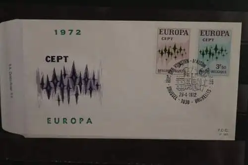 Belgien, Europa - CEPT 1972, FDC, MiNr. 1678-79