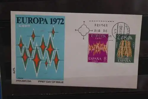 Spanien, Europa - CEPT 1972, FDC, MiNr. 1985-86