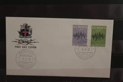 Island, Europa - CEPT 1972, FDC, MiNr. 461-62