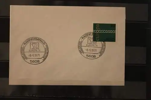 Deutschland 1971, Briefmarkenausstellung EUROPA 71, Radevormwald