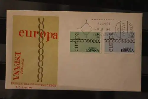 Spanien, Europa - CEPT 1971, FDC, MiNr. 1925-26