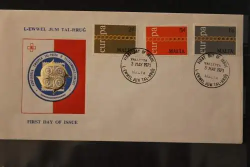 Malta, Europa - CEPT 1971, FDC, MiNr. 422-24