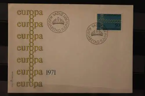 Liechtenstein, Europa - CEPT 1971, FDC, MiNr. 545