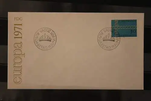 Liechtenstein, Europa - CEPT 1971, FDC, MiNr. 545