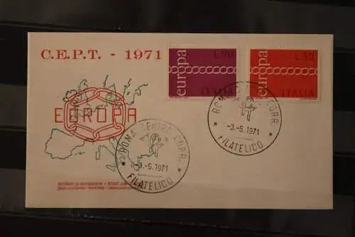 Italien, Europa - CEPT 1971, FDC, MiNr. 1335-36