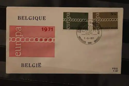 Belgien, Europa - CEPT 1971, FDC, MiNr. 1633-34