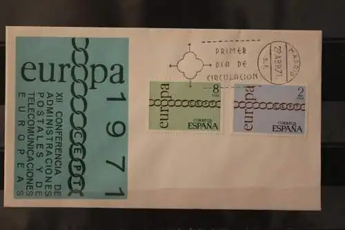 Spanien, Europa - CEPT 1971, FDC, MiNr. 1925-26