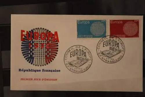 Frankreich, Europa - CEPT 1970, MiNr. 1710-11