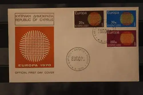 Zypern, Europa - CEPT 1970, MiNr. 332-34