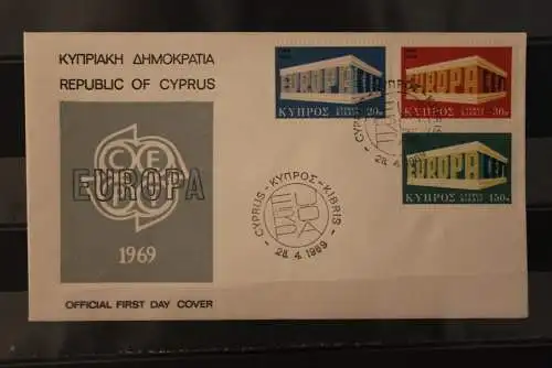 Zypern, Europa - Cept 1969, MiNr. 319-21