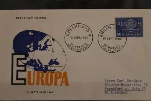 Dänemark, Europa - CEPT 1960, FDC MiNr. 386