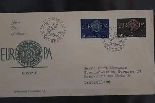 Finnland, Europa - CEPT 1960, FDC MiNr. 525-26